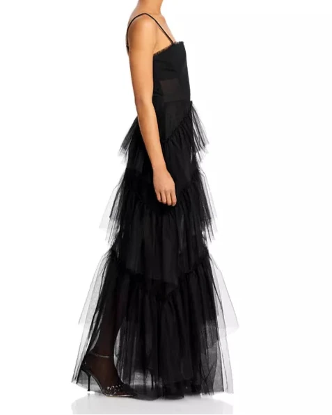 BCBGMAXAZRIA Tulle Corset Essential Gown